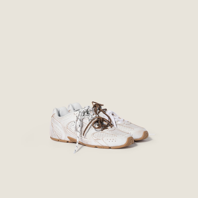 New Balance X Miu Miu 530 SL Deco' 皮革運動鞋