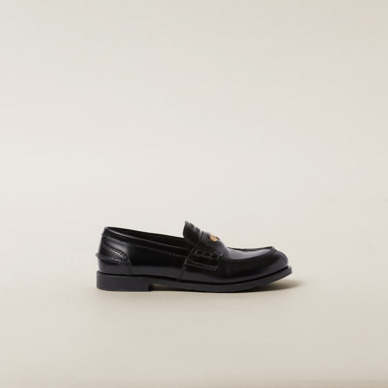 擦色皮革便士樂鞋福 Penny Loafer 細節