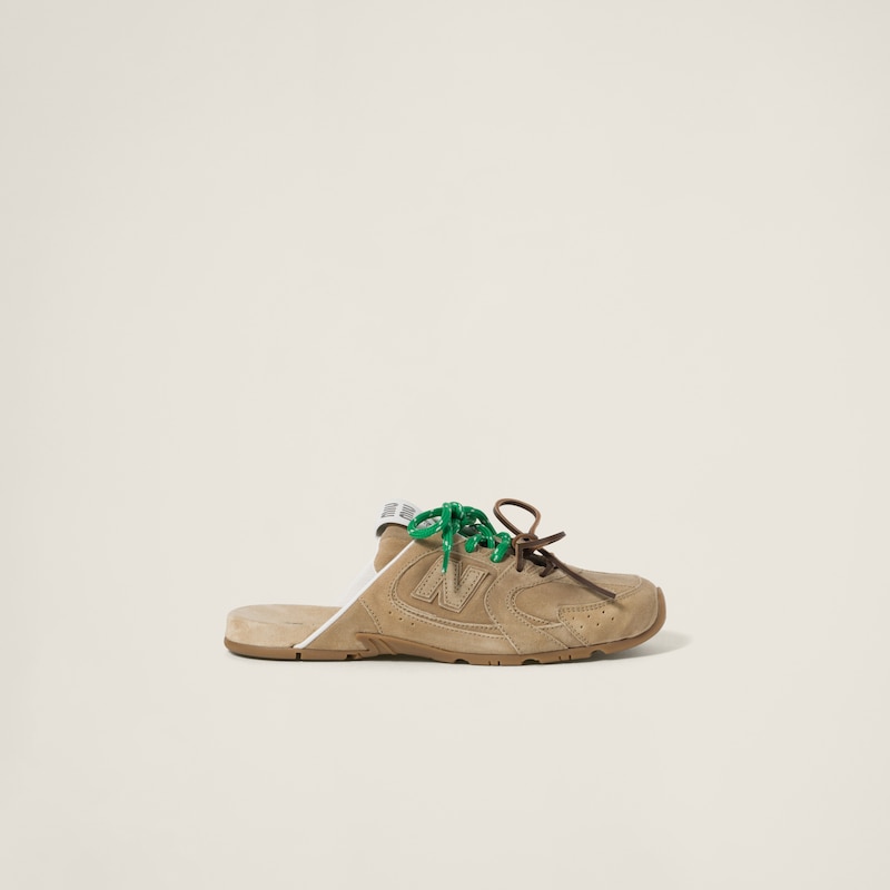 New Balance X Miu Miu 530 SL 漸褪麂皮裸跟鞋 細節