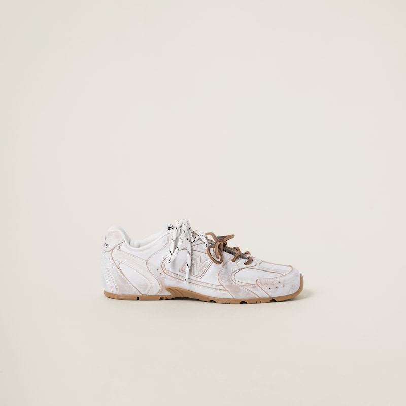 New Balance X Miu Miu 530 SL Deco' 皮革運動鞋 細節